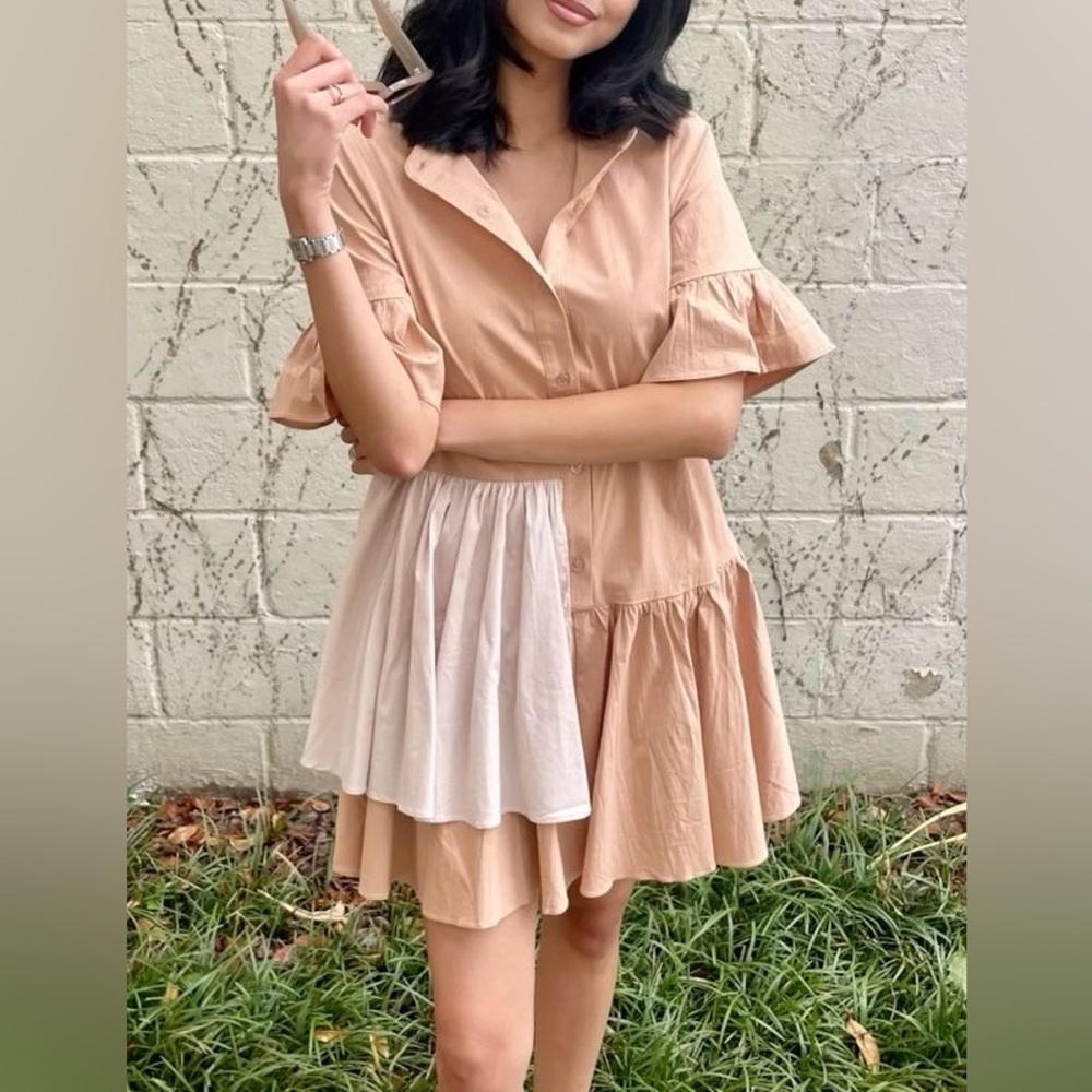 Colorblock dress
